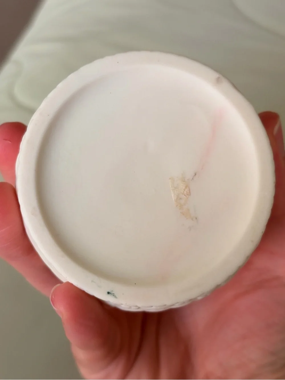 White Ceramic Bunny Trinket Box - Decorative Home Accent